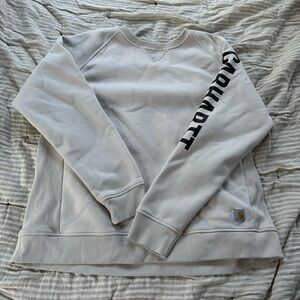 Carhartt Men's Light Gray Crewneck Sweater